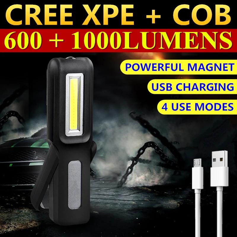 CREE XPE ۾  + COB Ʈ , ׳ƽ ڵ , ķ,  ͸,  , USB  ġ